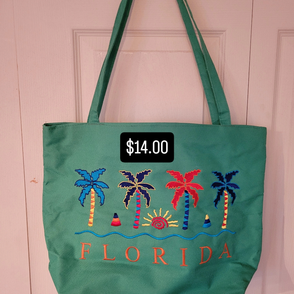 Green Florida Tote Bag